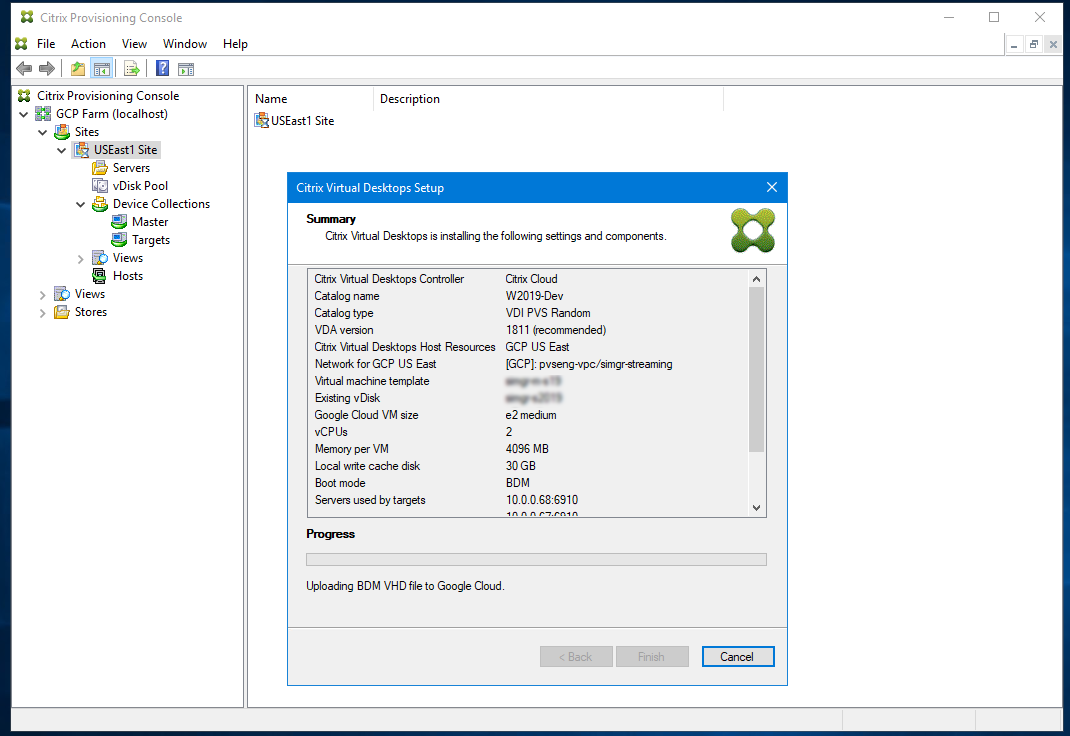 Asistente de configuración: Iniciar el aprovisionamiento