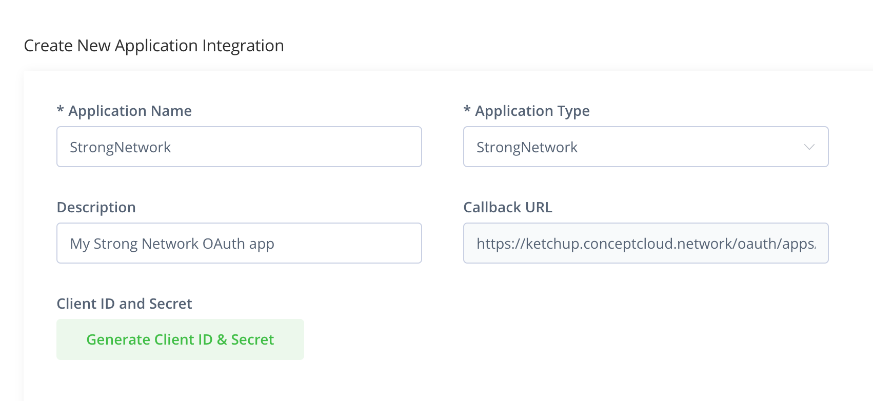 JFrog New Integration