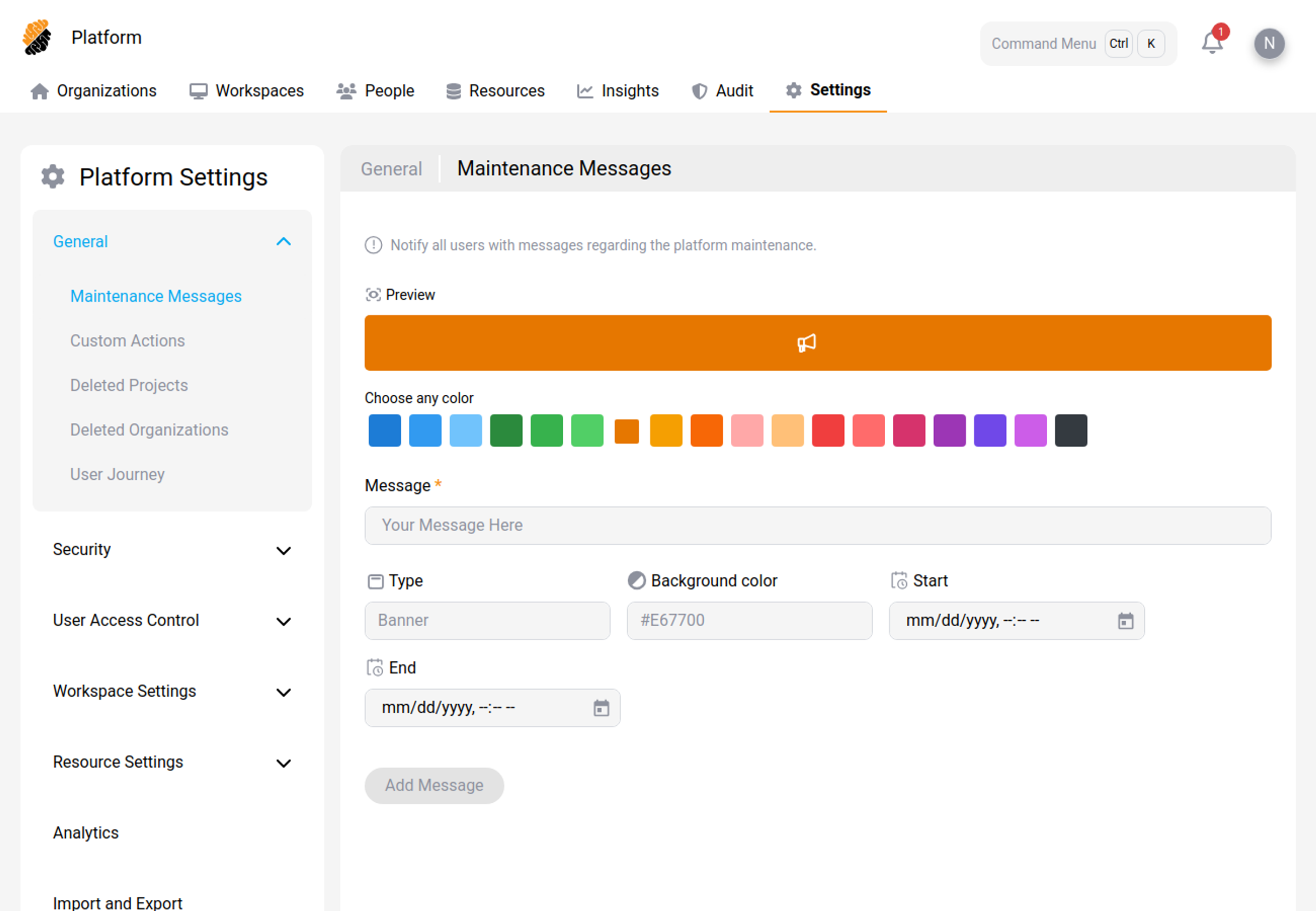 maintenance-messages