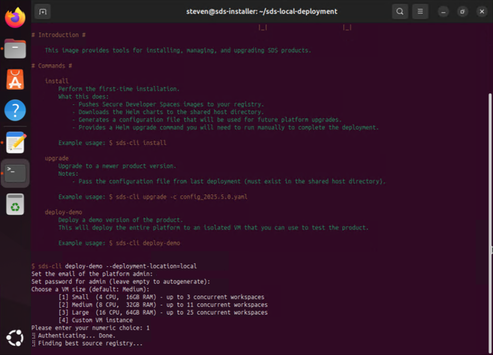 SecurSpaces Installer Container
