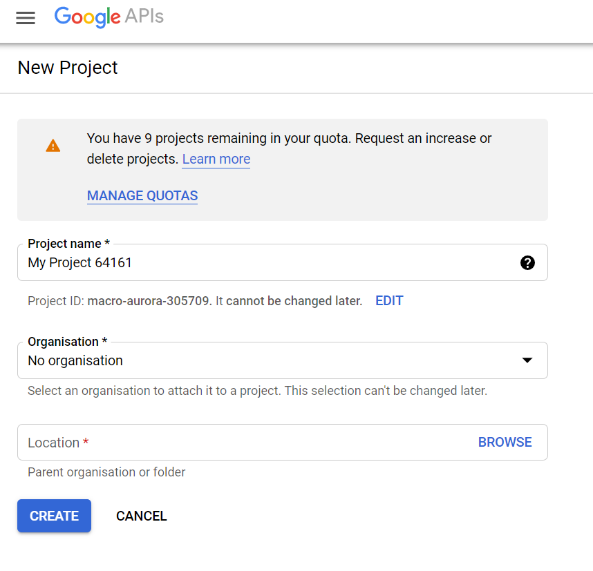 Google Project