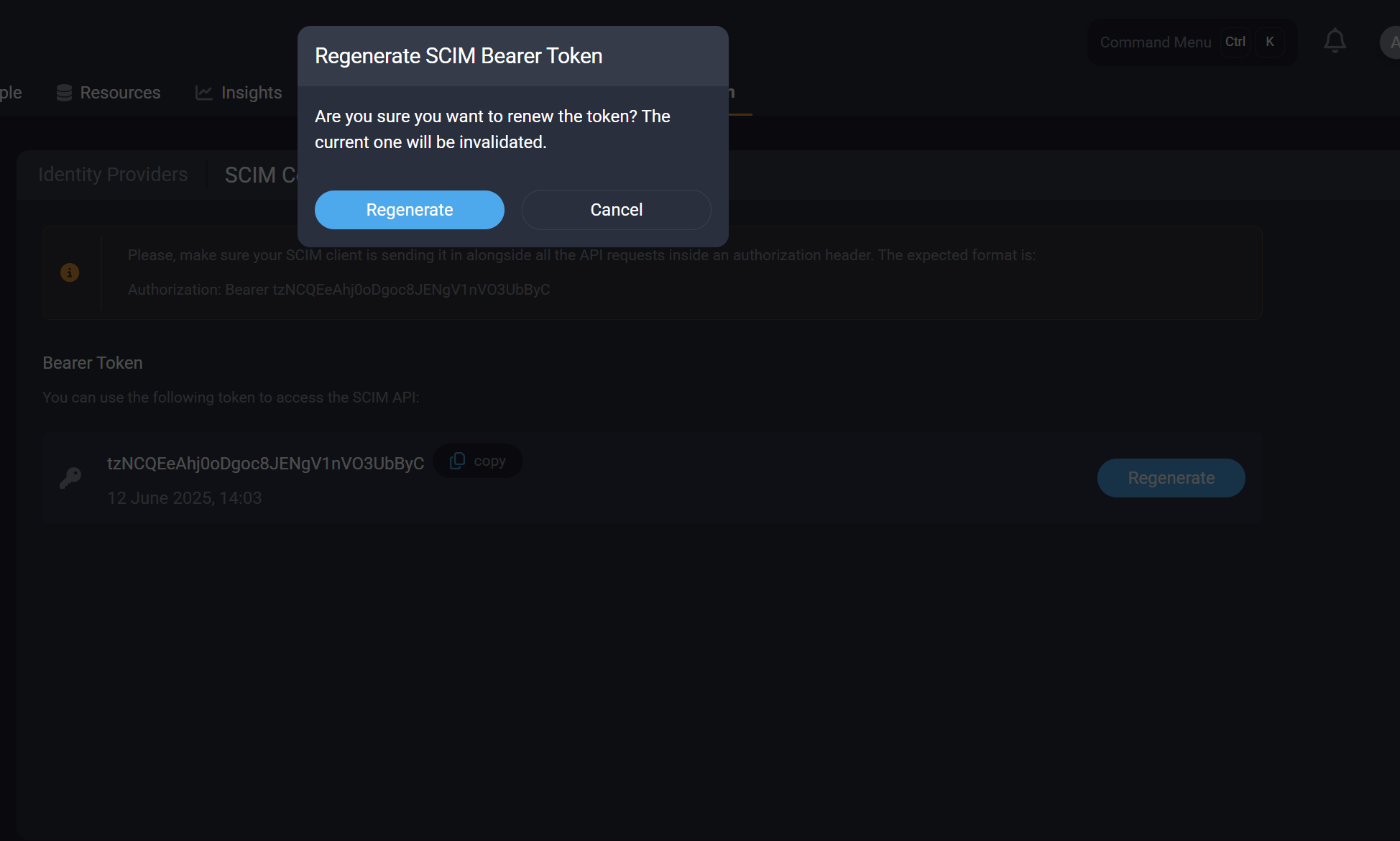 SCIM renewal