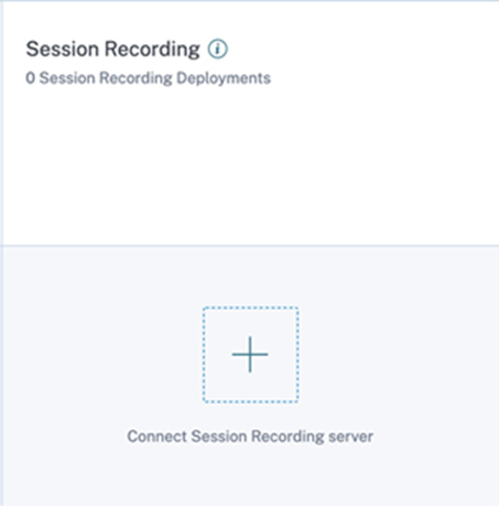 Session recording connection