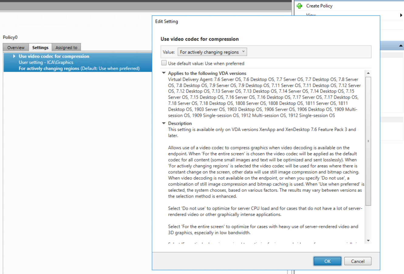 Selecting for actively changing regions