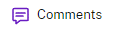 Comments icon