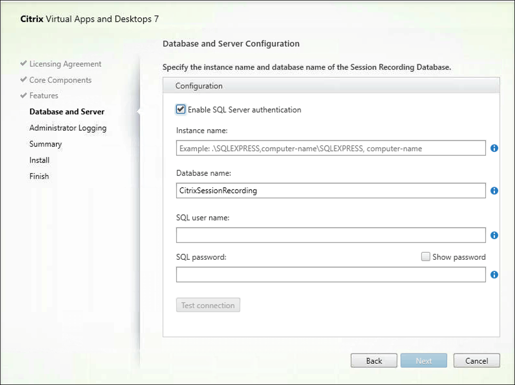 Habilitar autenticación de SQL Server