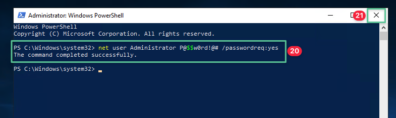 Windows PowerShell コンソール