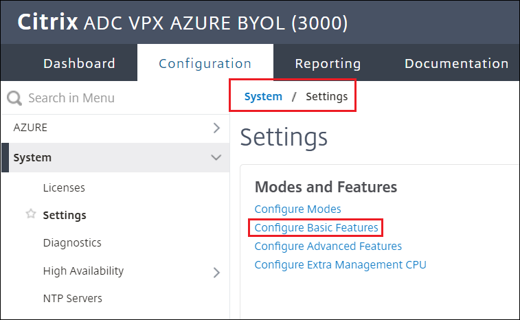 Configure Basic Features