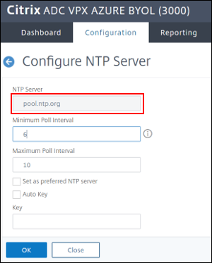 NTPサーバのセットアップ