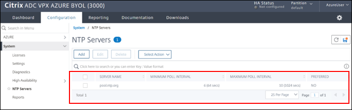 Configurar servicio NTP