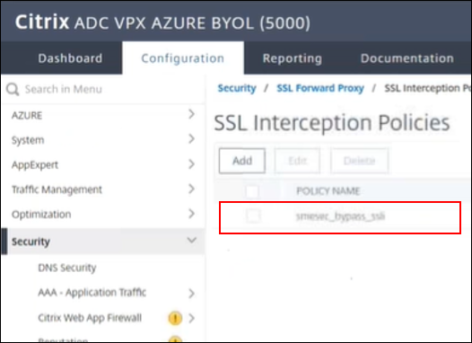 Directiva de omisión SSL