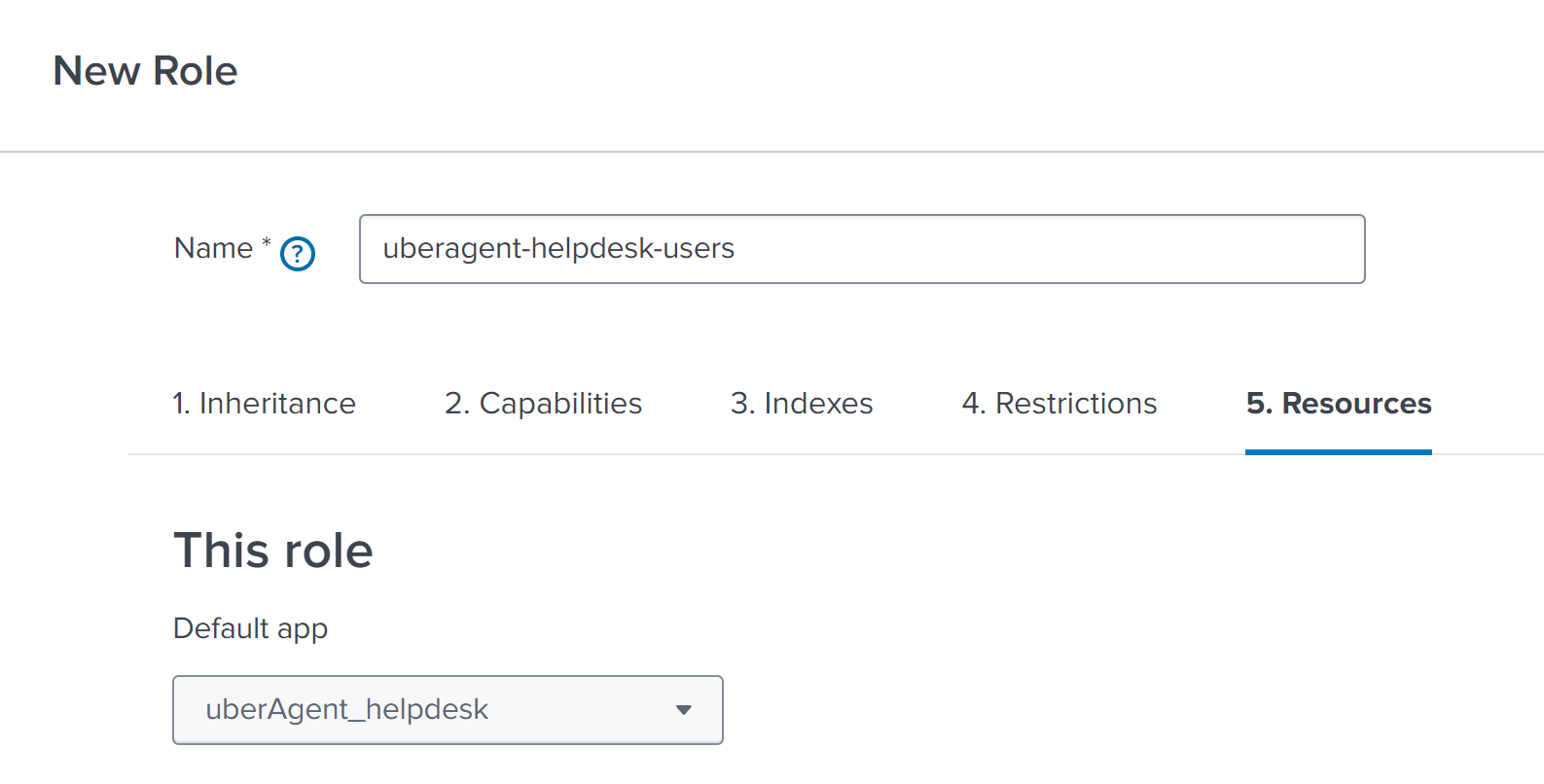 Splunk default app