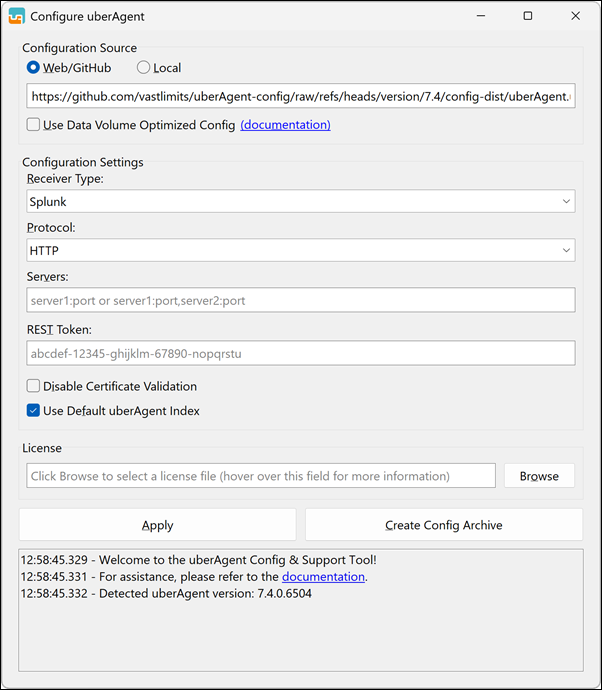 Configuration Source