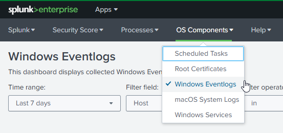 uberAgent-ESA-menu-bar