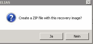 Recovery USB stick creation