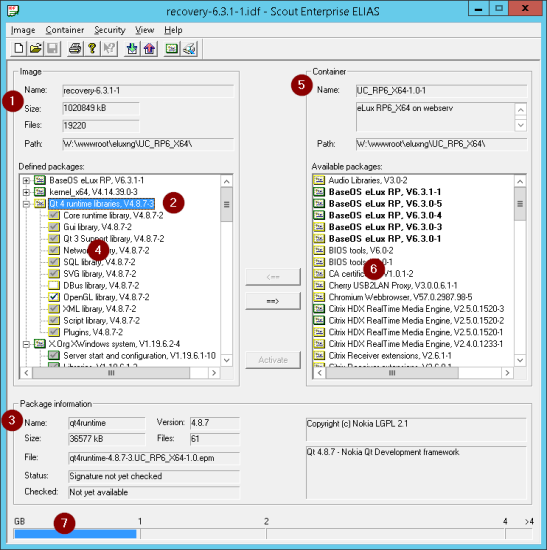 ELIAS Window Interface