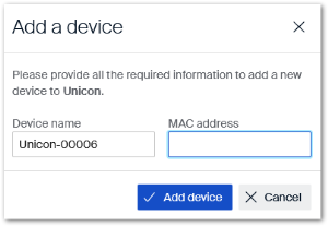 Add Device Button