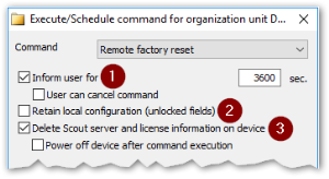 Command configreset
