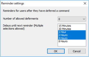 Firmware reminder