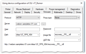 Setup fireware