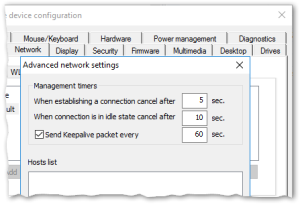 Setup network