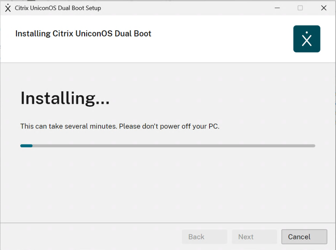 Installing UniconOS Dual Boot