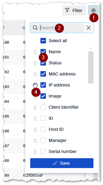 List settings thumbnail