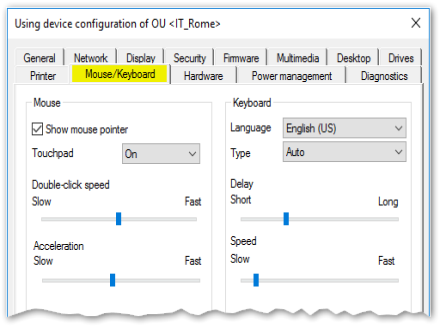Keyboard Configuration