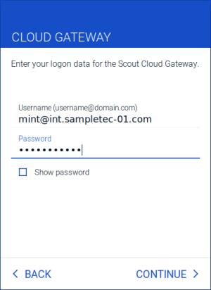 First Configuration Wizard