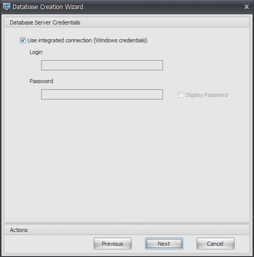 Creating a WEM database 04