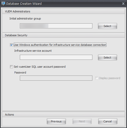 Creating a WEM database 07