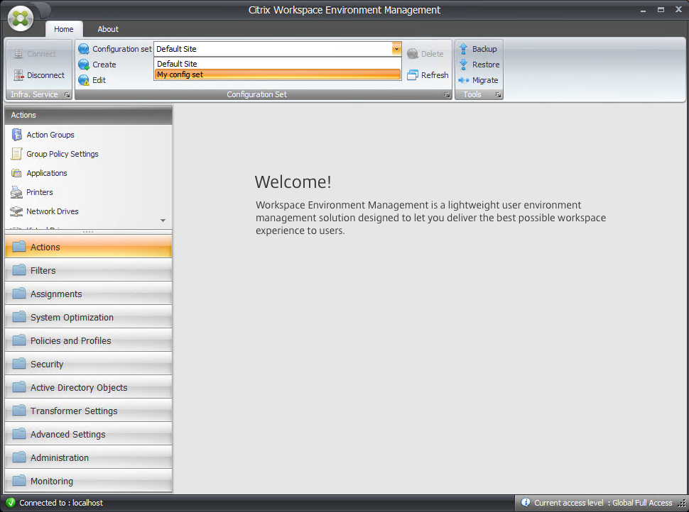 Configuring configuration sets 05