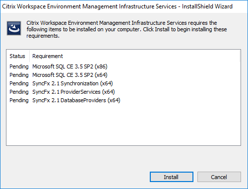 Instalación de servicios de infraestructura 01