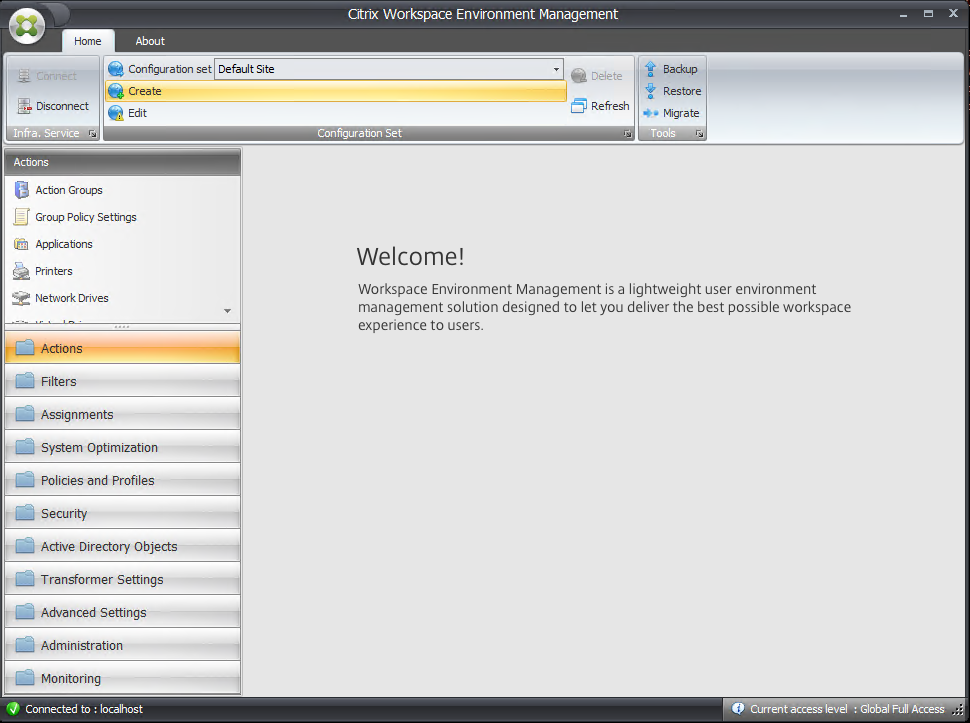 Configuring configuration sets 03