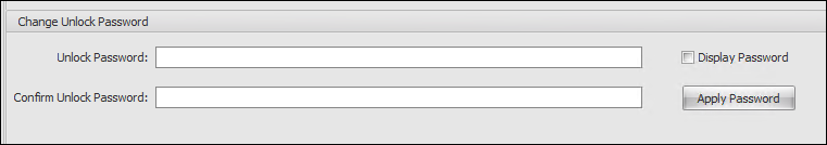 Desbloquear la configuración de contraseña