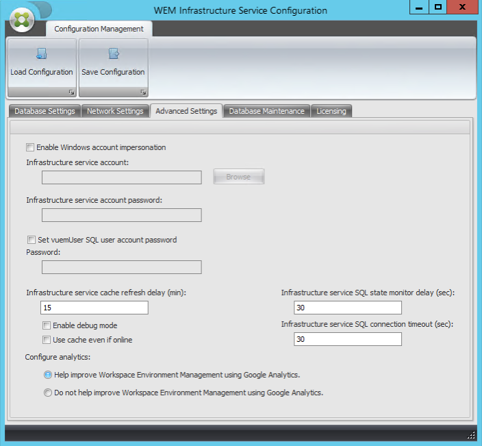 Configuración de los servicios de infraestructura 02