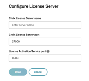 configure license