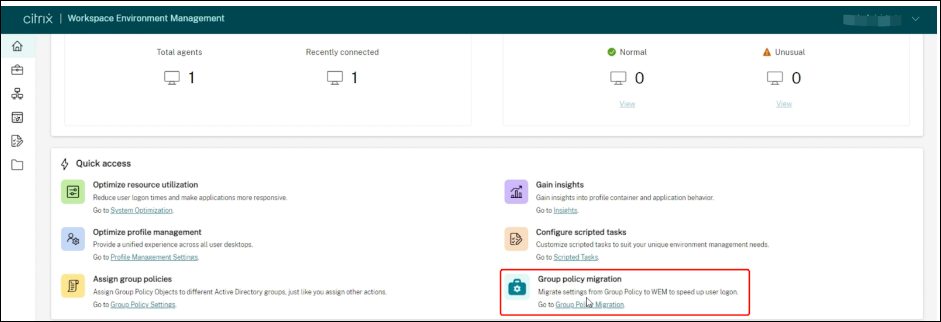Group Policy migration